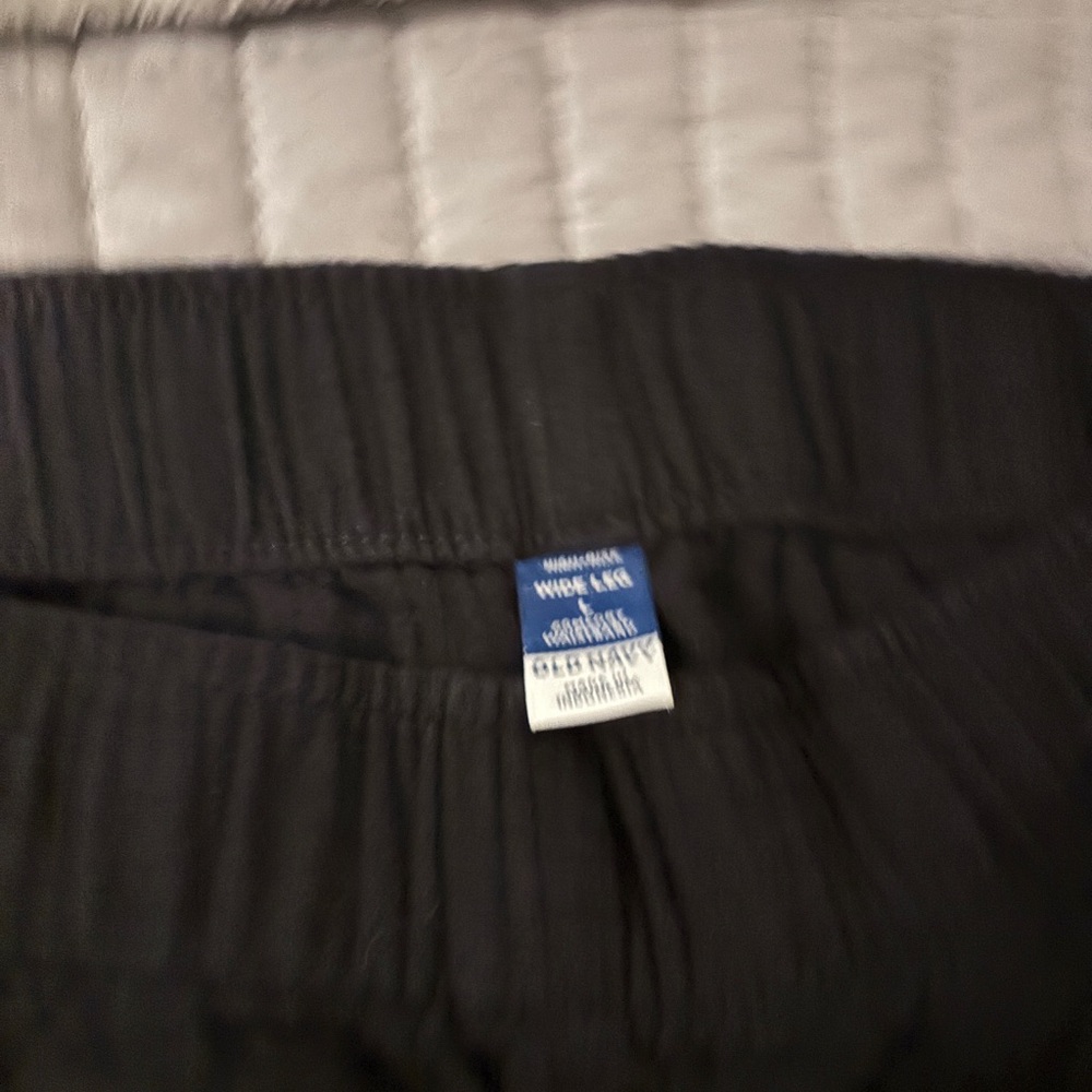 Women's Black Wide Leg Pants - Picture 2 of 4